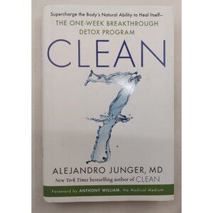 Clean 7 Alejandro Junger Hardcover One Week Detox Program Health Book
